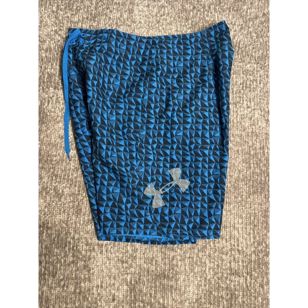 Under Armour 36 Bergwind Board shorts Swimsuit Blue Storm Heat Gear